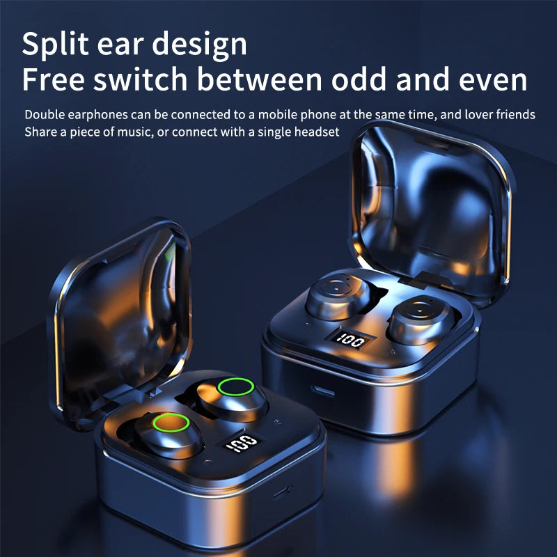 Wireless mini earbuds & power bank