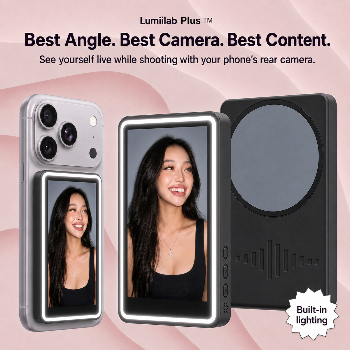 Lumiilab™ Selfie Screen with Light