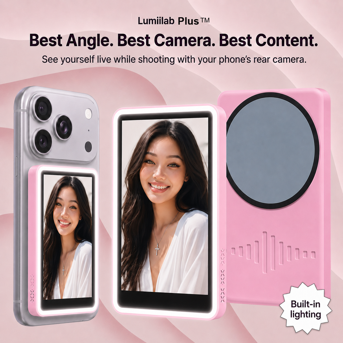 Lumiilab™ Selfie Screen with Light